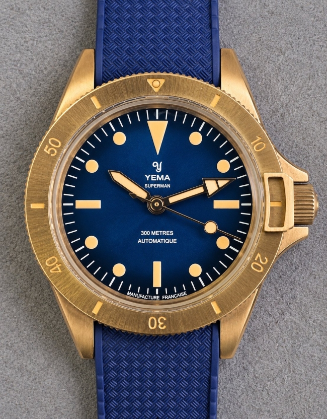 YEMA Superman Bronze CMM.10 Blue Limited Edition (41 mm)