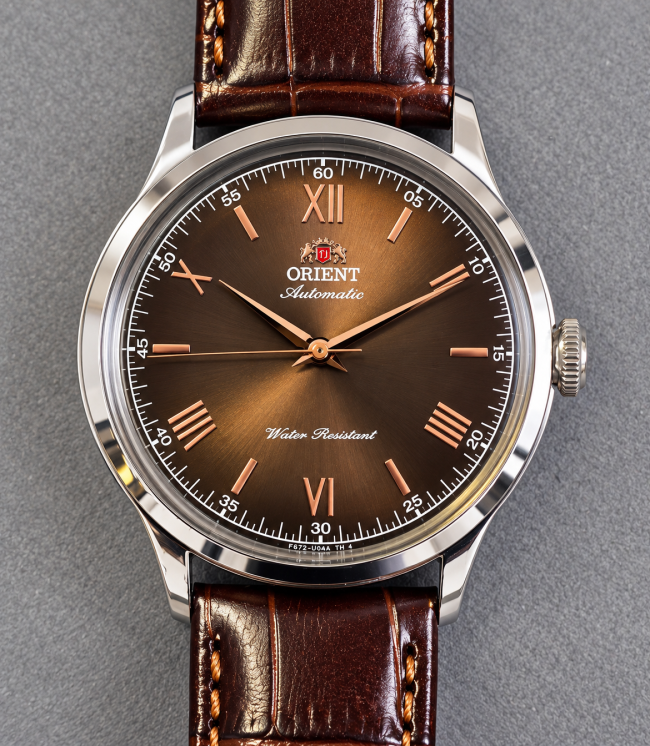 Orient – Bambino 38 Sans Date Brun Tabac