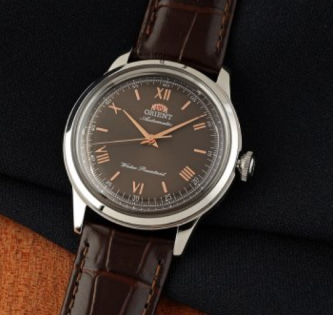 Orient – Bambino 38 Sans Date Brun Tabac