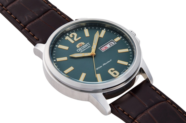Orient Contemporary – Day-Date Vert Pétrole
