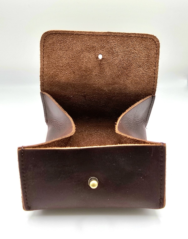 Pochette de transport pour bijoux et montres, en cuir