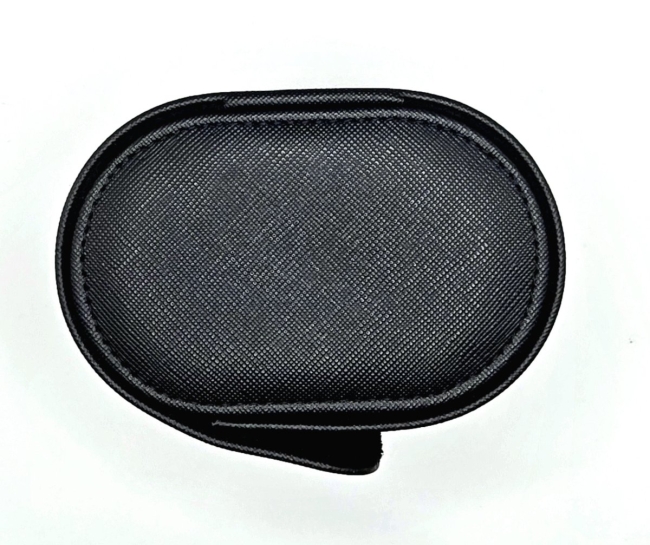 Etui cylindrique de voyage en cuir une montre