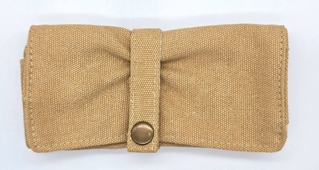 Marmotte en toile beige pour bracelets de montre