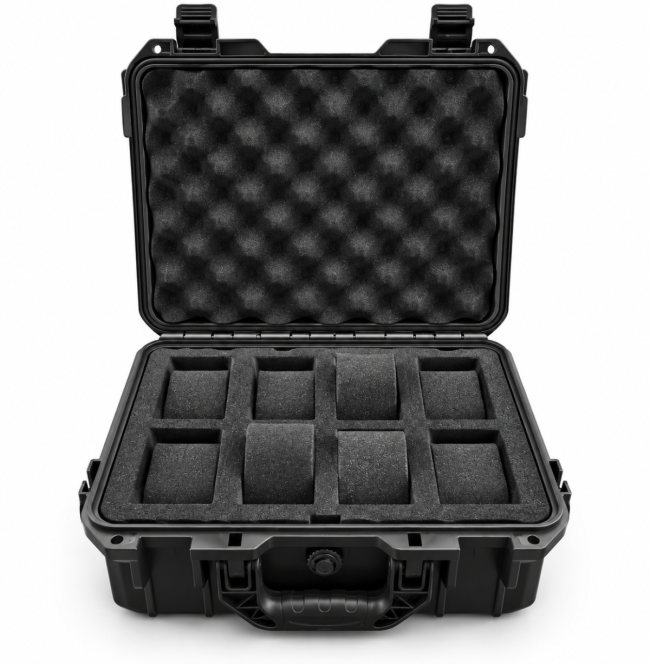 Mallette de transport étanche pour quinze montres