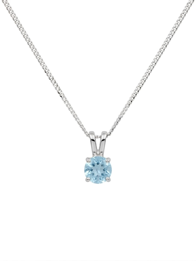 Gilgen &amp; Co - Collier en argent 925 et topaze bleue naturelle