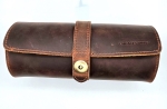 Étui cylindrique en cuir pour trois montres Contact Family
