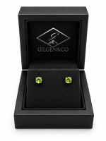 Gilgen &amp; Co - Clous d’oreilles en argent 925 et péridots vertes naturelles